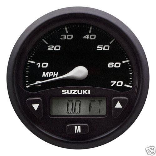 Purchase NEW Suzuki Speedometer 4" 990C086B20 Black Commander Gauge in