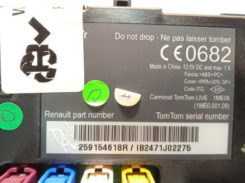 259154618R MULTIFUNCTION DISPLAY / 6218750 FOR RENAULT SCENIC III GRAND DYNAMIQU-, US $, image 8