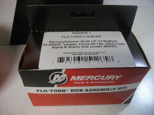 Mercury Propellers Black Max 48-78112A45 16" X 11 pitch 3 blade RH hub kit, US $216.99, image 8