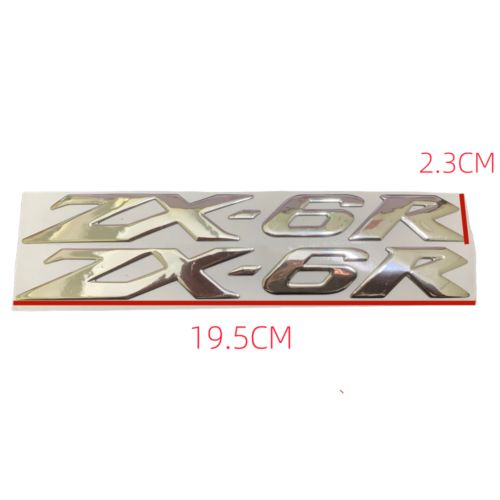 Fairing bodywork Front Fender Side Cover Silver 3D Sticker Decal For ZX6R ZX-6R, US $12.88, image 10