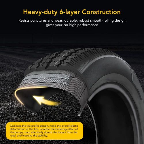 2-Pack Trailer Tire On Rim 4.80-12 12 in. Load Range C 4 Lug White Spoke Wheel, US $103.99, image 3