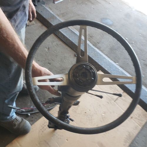 Black tilt telescopic corvette steering column 69 70 71 72 73 74 75