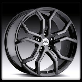 20" x 9 vision wb4 havoc 5x4.5 5x120 sazuki phantom black wheels rims 20inch +40