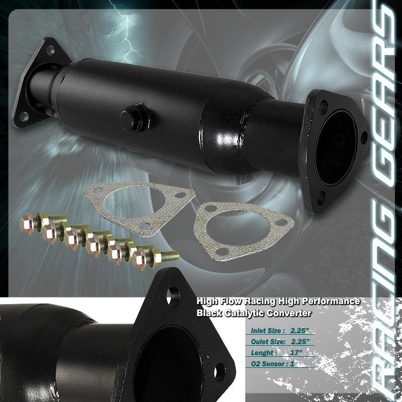 Purchase 9802 Honda Accord High Flow Black Racing Stainless Steel