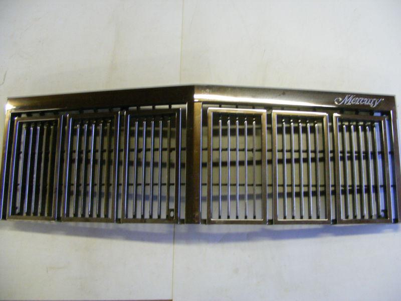 1980 mercury fullsize passenger car grille nos new grill 