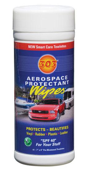 303 vinyl protectant all-in-one wipes 40 ct. easy use