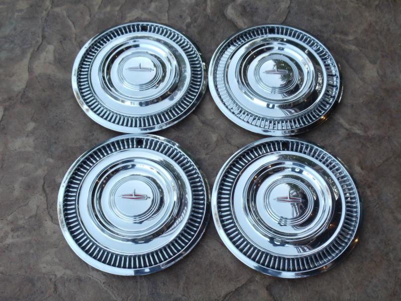 ~4~vintage~classic~ 1963 63 oldsmobile dynamic 88 holiday hardtop coupe hubcaps~