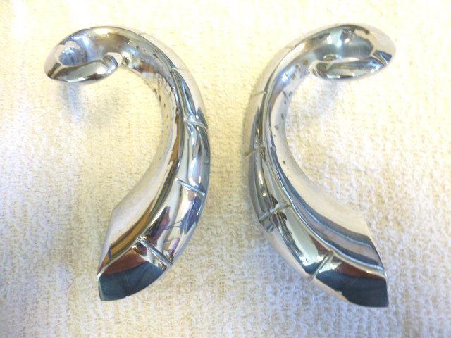 Nos 1953 dodge ram hood ornament ram horns ! ! 1
