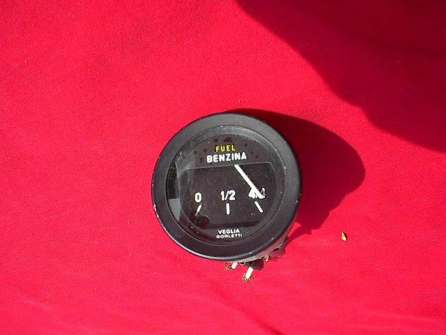 FIAT 124 SPIDER,FUEL,GAS,GAUGE, OEM USED VEGLIA BORLETTI, BENZINA., US $19.95, image 2