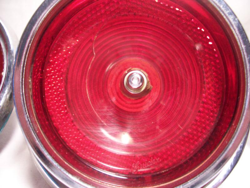1965 Chevy Impala SS Caprice Set of 2 Tail Lamp Lenses 1 Back up Lens w/Housing, US $49.99, image 4