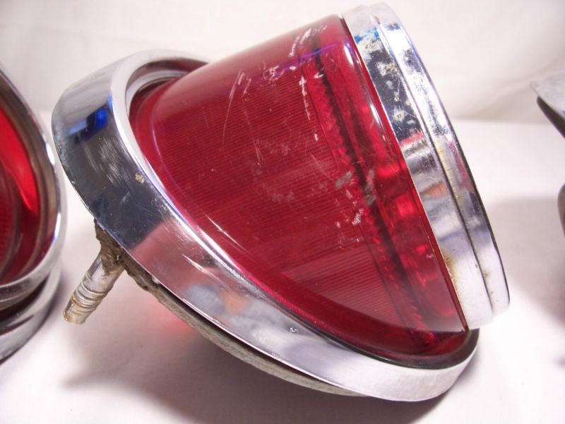 1965 Chevy Impala SS Caprice Set of 2 Tail Lamp Lenses 1 Back up Lens w/Housing, US $49.99, image 8