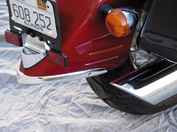 National cycle cast rear fender tip for honda vtx1300 r/ s/ t 2003-2009 - n7006