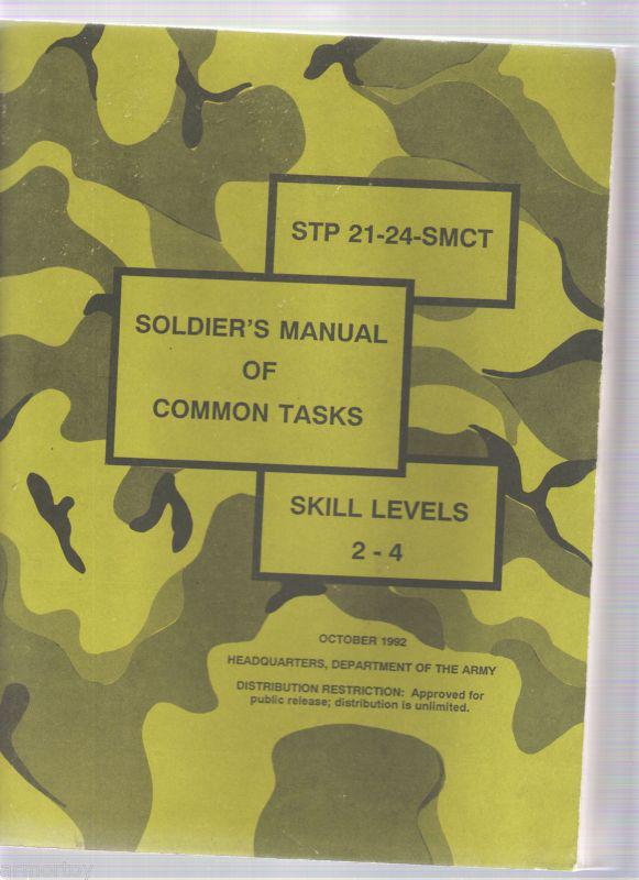  stp 21-24-smct soldier's manual of common tasks skill levels 2-4