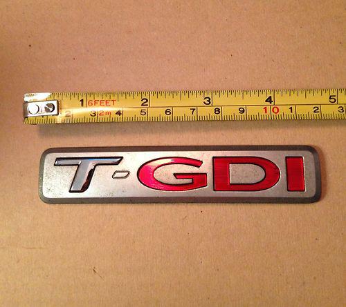 Used oem "t-gdi" emblem for 2010-2013 kia sportage models 86317-3w000