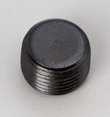 Edelbrock 9128 plug fittings internal allen head 1/4" npt steel gloss black pair