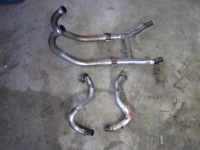 Yamaha vmax vmx1200 1985 1986 1987 1988 exhaust front rear headers pipes collect