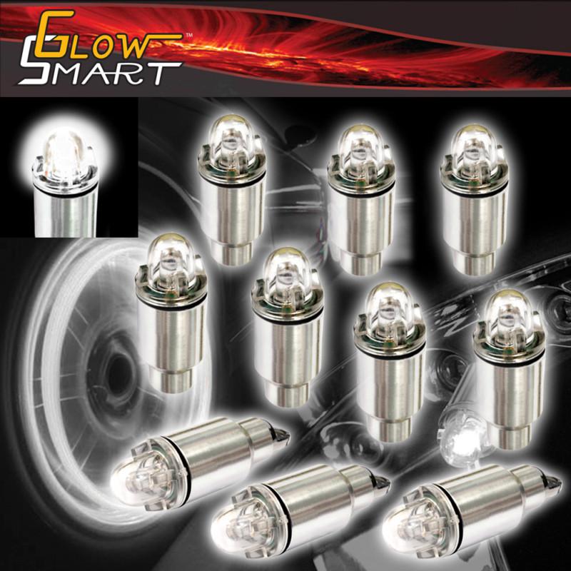 Purchase 10 x BIKE CAR TYRE WHEEL VALVE CAP LED TIRE LIGHT WH in