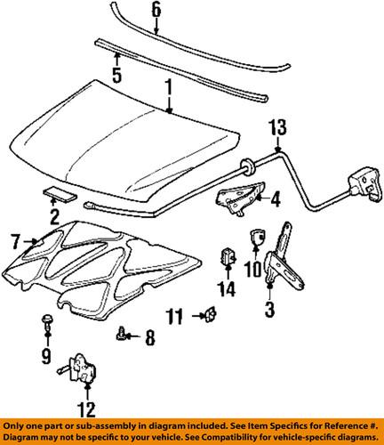 Chevrolet gm oem 15240710 hood-lock