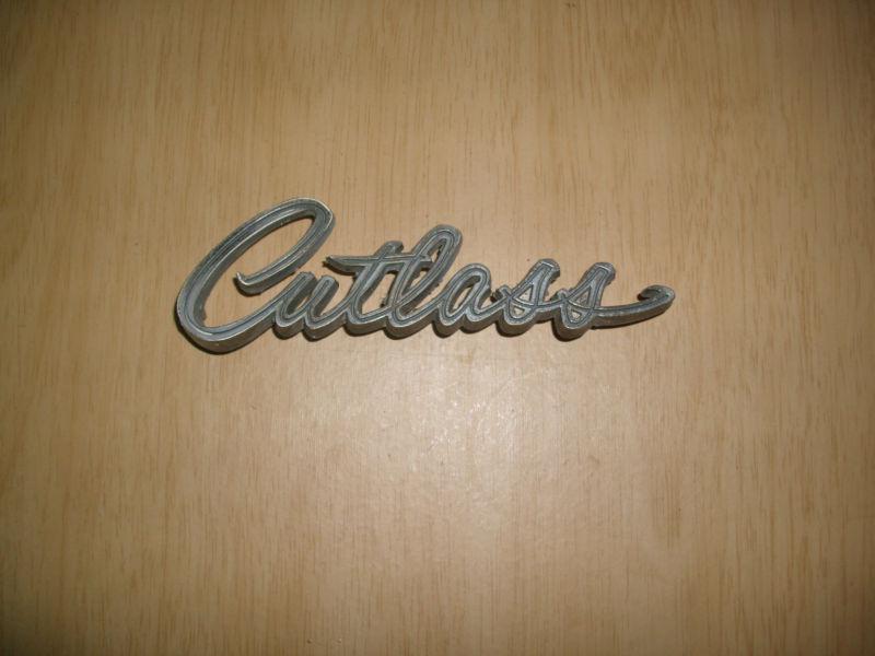 65 olds cutlass script emblem