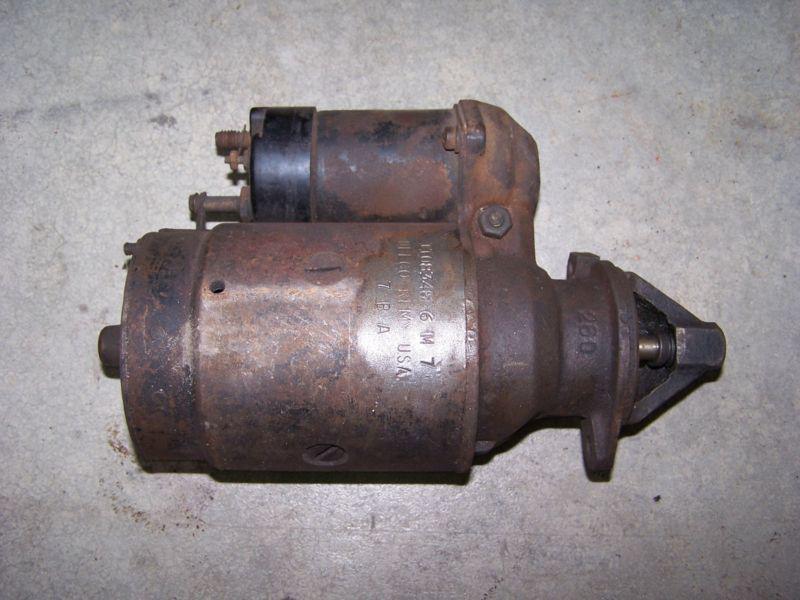 Gm 1955-61 starter 1108348 6m7 dated with solenoid 1114344 corvette oldsmobile