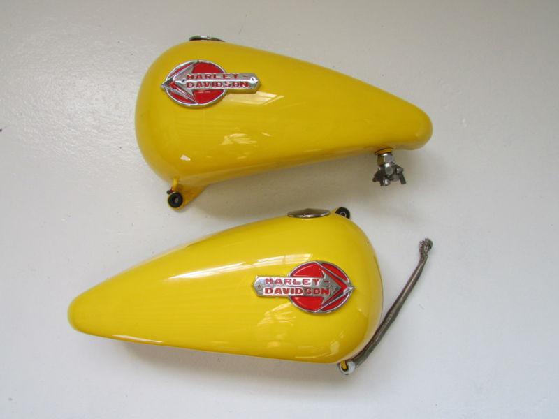 1997 softail springer fxst fxstc dual gas tanks fuel petrol cell