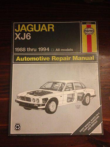Haynes jaguar xj6 1988-1994 repair manual complete and detailed info