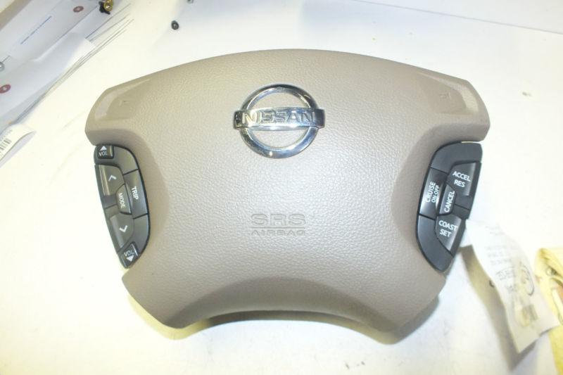 2002 2003 2004 nissan altima brown driver airbag w/ switches oem 