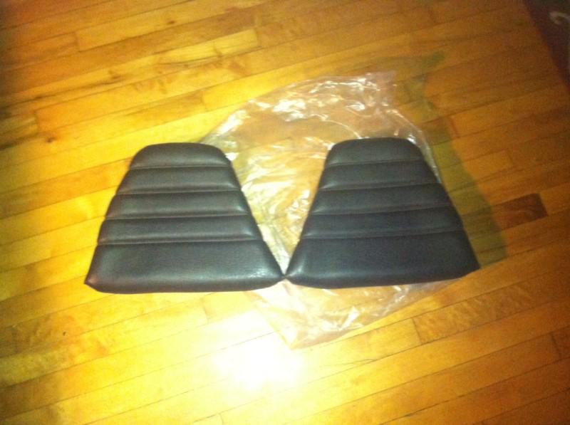 Porsche 911 964 930 carrera sc black rear seat bottom cushion left & right lower