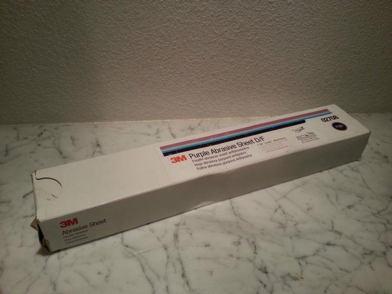 3m hookit purple abrasive sanding sheets d/f p320 320 grit file sand paper 02708