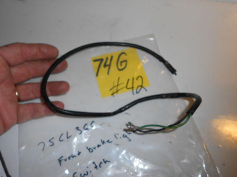 1975 honda cl360  front brake light  switch