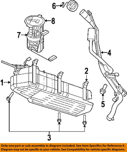 Jeep oem 68043897aa fuel tank filler neck