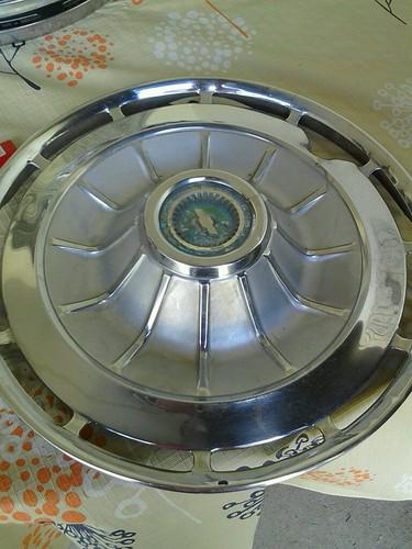 Old school chevey hubcaps