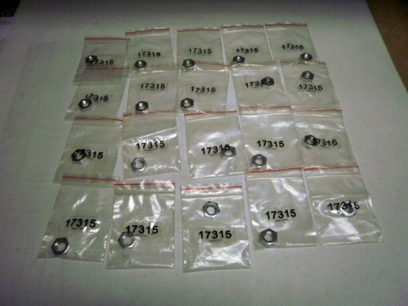 20 pack -4 an bulkhead fitting nuts polished