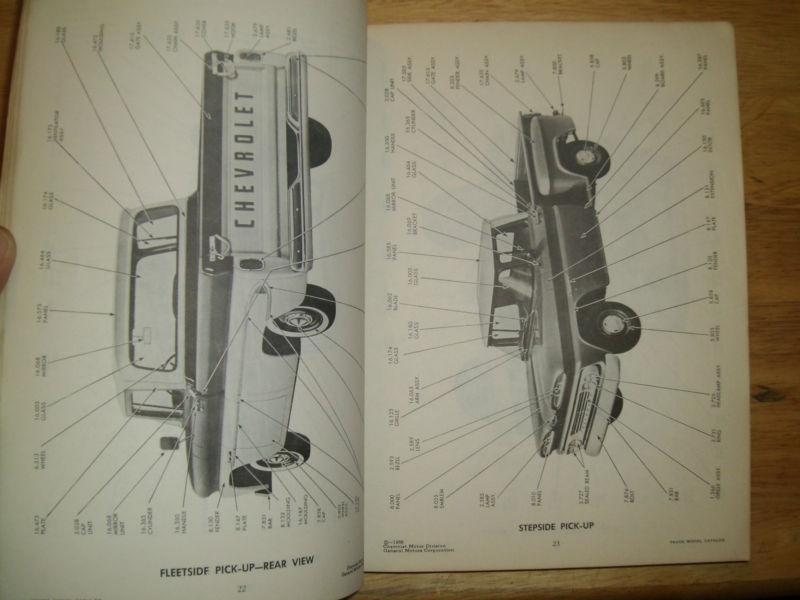 Purchase 1960 CHEVROLET TRUCK PARTS CATALOG / ORIGINAL BOOK in Benton