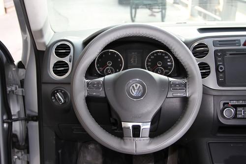 New diy steering wheel wrap cover leather honda toyota grey 47008 circle cool