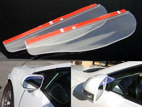 2x Clear Rear View Car Side Mirror Sun Shade Eyebrow Rain Shield Water Guard SUV, US $4.50, image 1