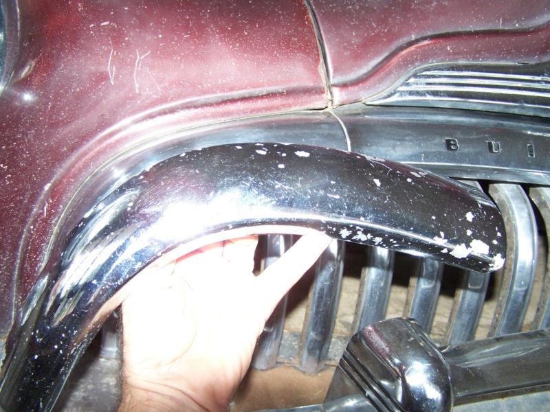 1947 1948 Buick right grille bar extension, Super, Roadmaster, Special, US $14.95, image 2