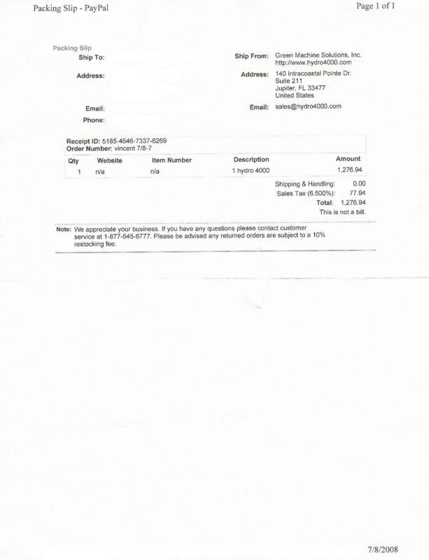 Hydro 4000, US $0.99, image 2