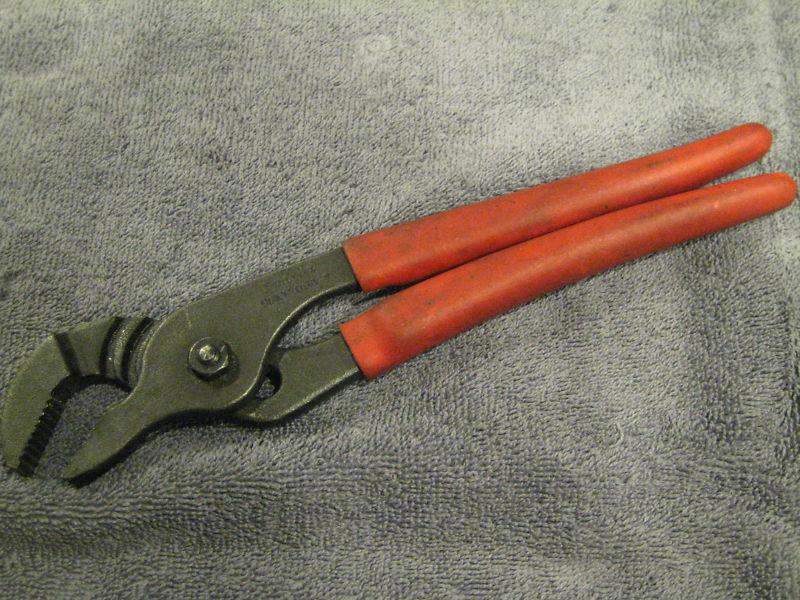 Snap on tools 9-1/4" adjustable joint pliers 91acp no reserve!