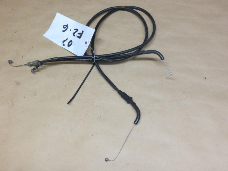 04 2005 2006 2007 yamaha fz6 fz600 throttle cables oem 