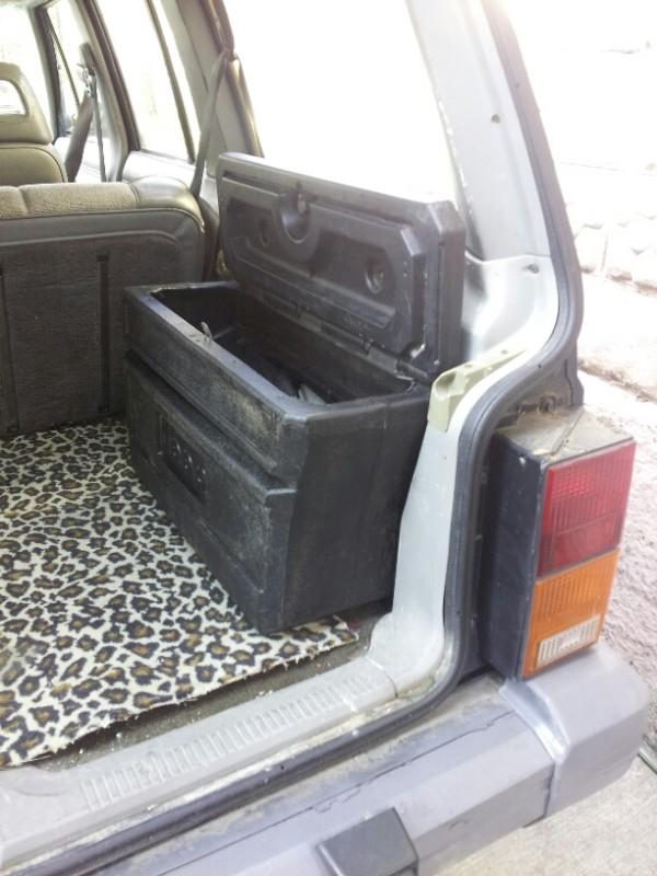 Purchase RARE Jeep Cherokee cargo Storage container toolbox wrangler
