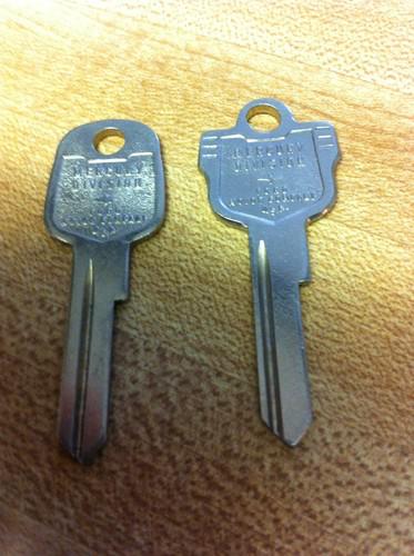 1959 1960 mercury key blanks ign & trunk excellent orig nos factory keys
