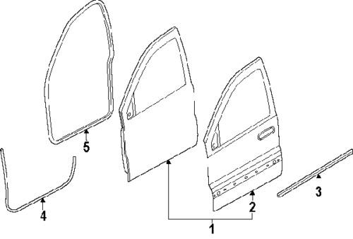 Dodge 55399160ab genuine oem factory original belt w'strip