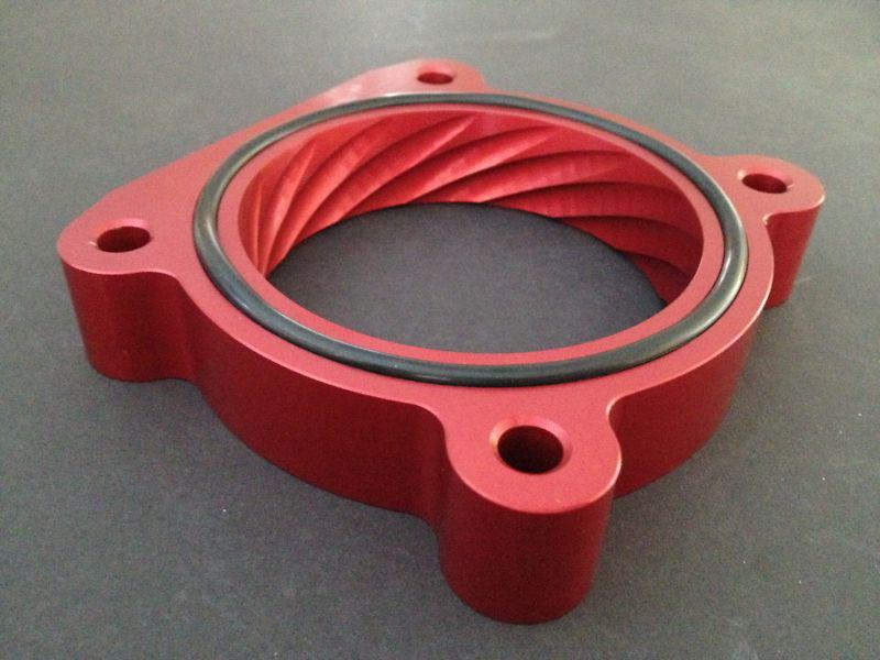 Red 2003-2009 mazda rx8 throttle body spacer