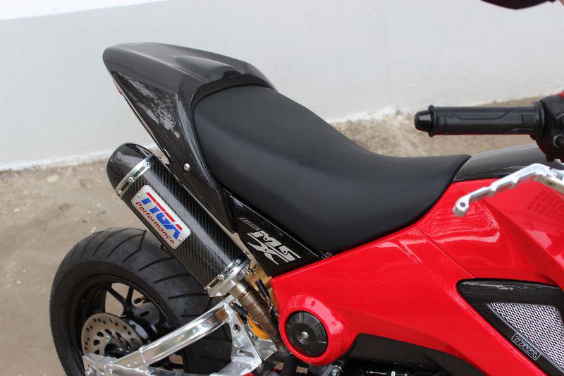 Tyga carbon fiber passenger seat cover for honda grom msx125 **usa shipper**