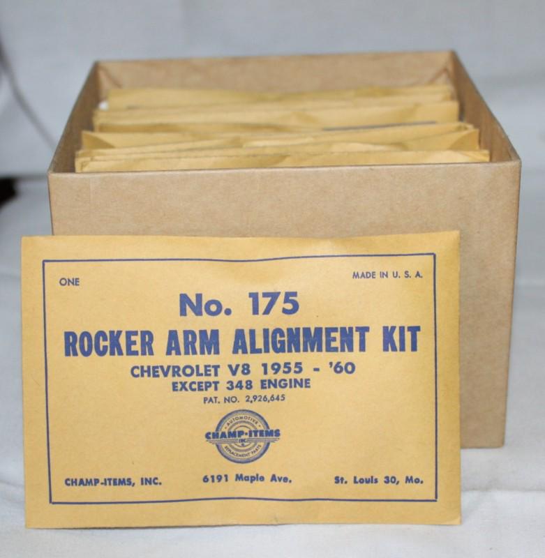 Rocker arm alignment kit 1955-60 chevrolet v8 - no. 175-new old stock