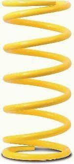 Afco racing 25125 conventional rear coil spring 5" x 11" yellow 125 lb. 11"