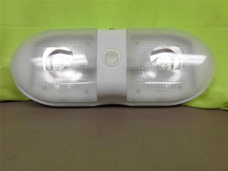 Lot of 2 bargman 30-76-273 76 series interior lights with switch & bunk jack