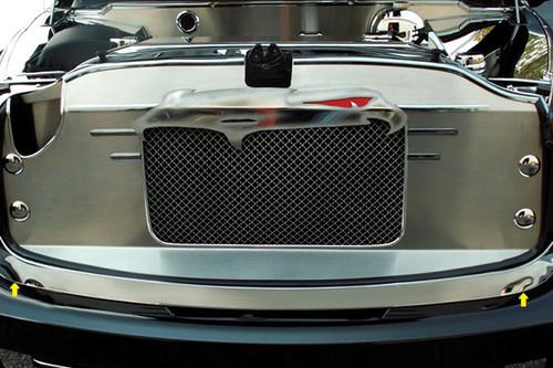 Acc 342002 - 04-05 dodge ram bumper cap polished truck chrome trim