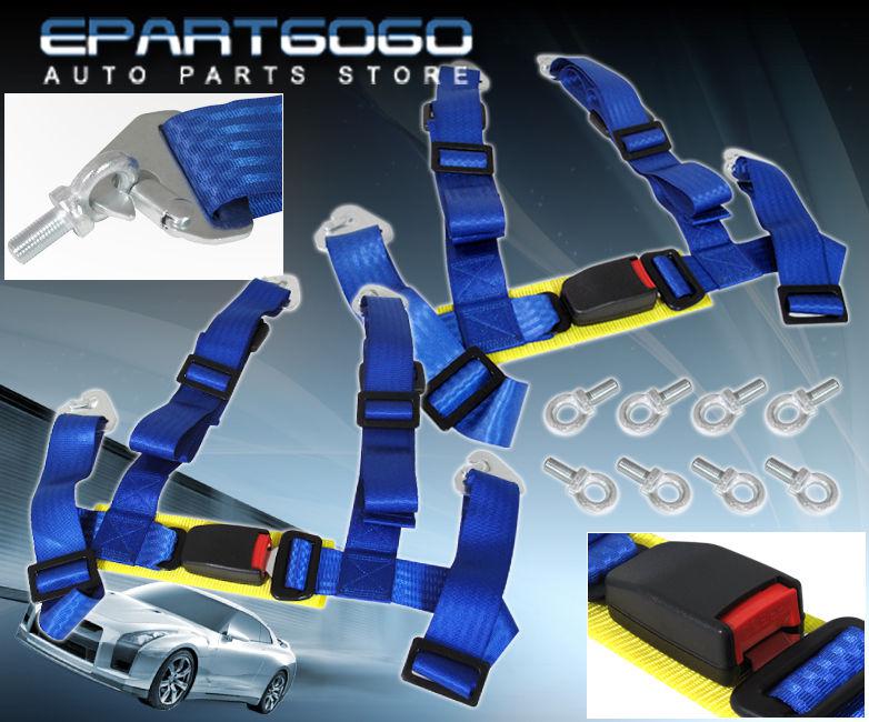 Find 2" PAIR 4 POINT SHOULDER STRAP QUICK RELEASE RACING SEAT BELT